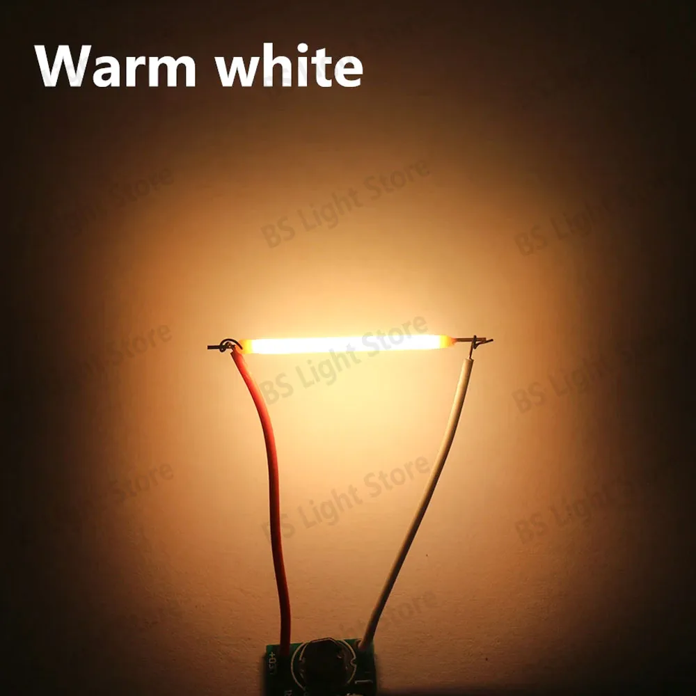 

20 шт. светодиодных нитей 3В/6В/9В/12В 38 мм, теплый белый свет, светодиодные элементы для ламп Эдисона, детали ламп, диоды, праздничные украшения, нити для ламп