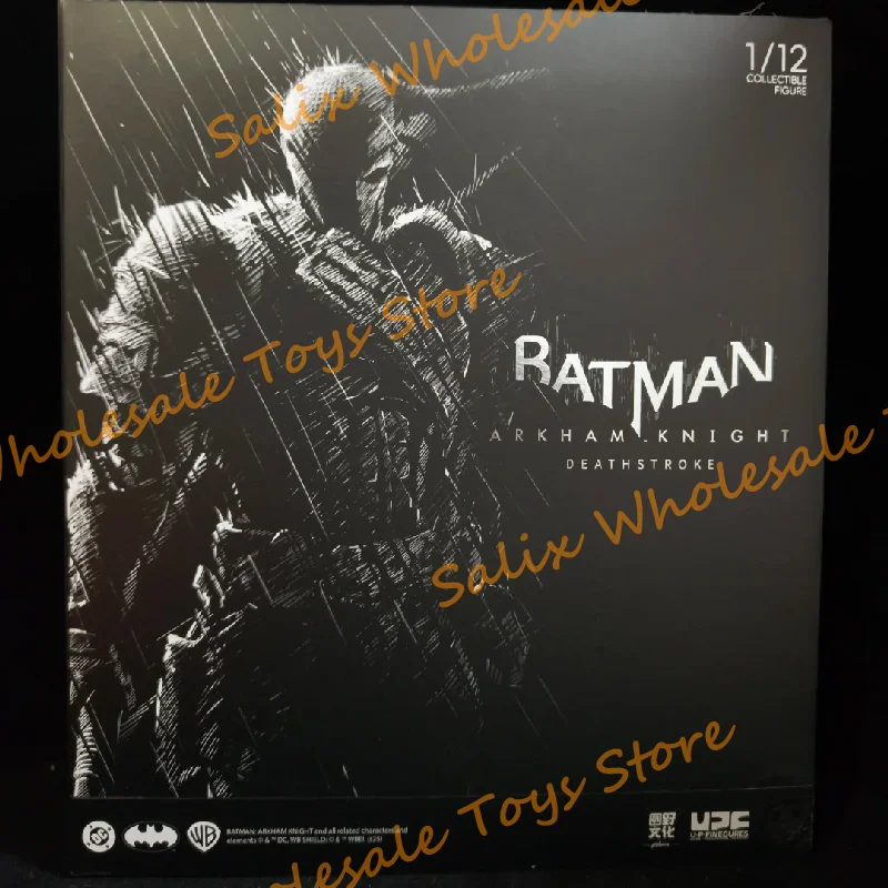 Original Lpzz Toys U-P-Finegures 1/12 Dc002 Deathstroke Arkham Knight Finished Modle Deathstroke Action Anime Figure Gifts Toys