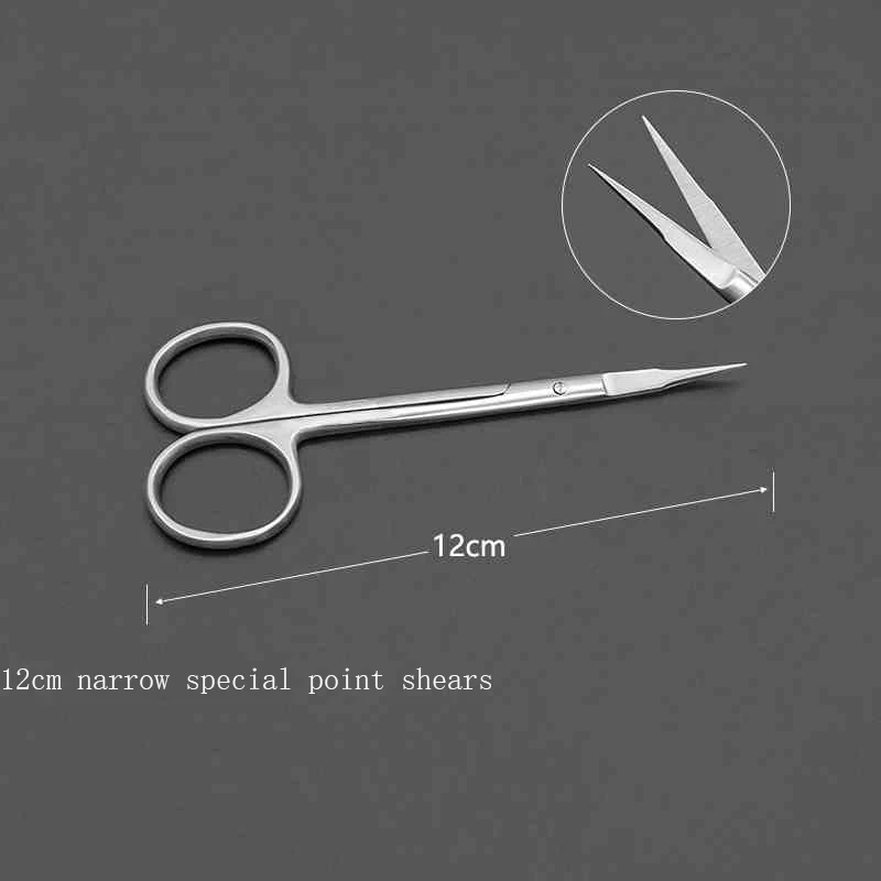 Ciseaux Microvasculaires Anatomiques Expérimentaux, Ciseaux Chirurgicaux Fins et Étroits, Instruments Chirurgicaux