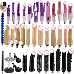 28 Types Traditional Sex Machine Attachment 3XLR 3PRONG Attachment Dildo Suction Cup Sex Masturbation Love Machine For Women Man