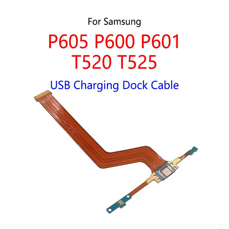 USB Charging Dock Connector Speaker Power Volume Switch Button LCD Display Flex Cable For Samsung P600 P601 P605 T520 T525