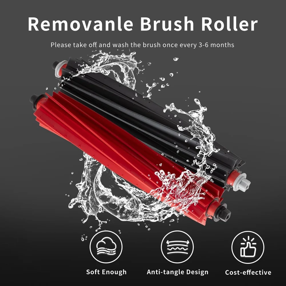 فرشاة دوارة ABKR لـ Roborock S8 MaxV Ultra، لـ S8 Max Ultra، لأجزاء المكنسة الكهربائية الروبوتية Qrevo Master