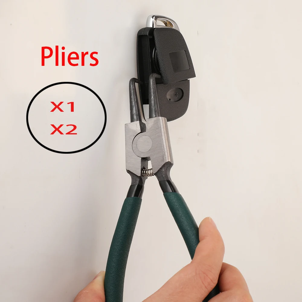 

Инструмент для ремонта и вскрытия автомобильных замков Jingyuqin X1 X2: 7-дюймовые внутренние и внешние изогнутые и прямые плоскогубцы для стопорных колец