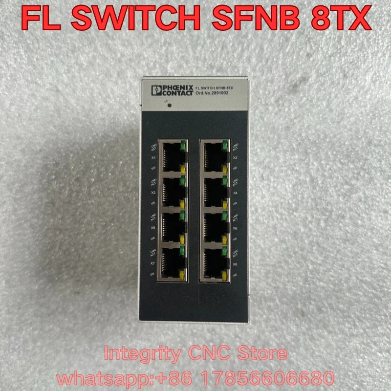 

Second-hand FL SWITCH SFNB 8TX industrial switch function test is normal