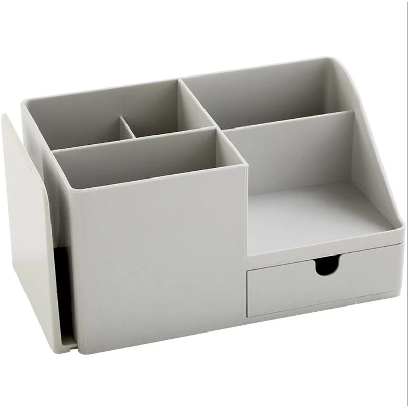 

Desk Office Organizer Storage Holder Desktop Pencil Pen Sundries Badge Box Stationery Office School Supplies