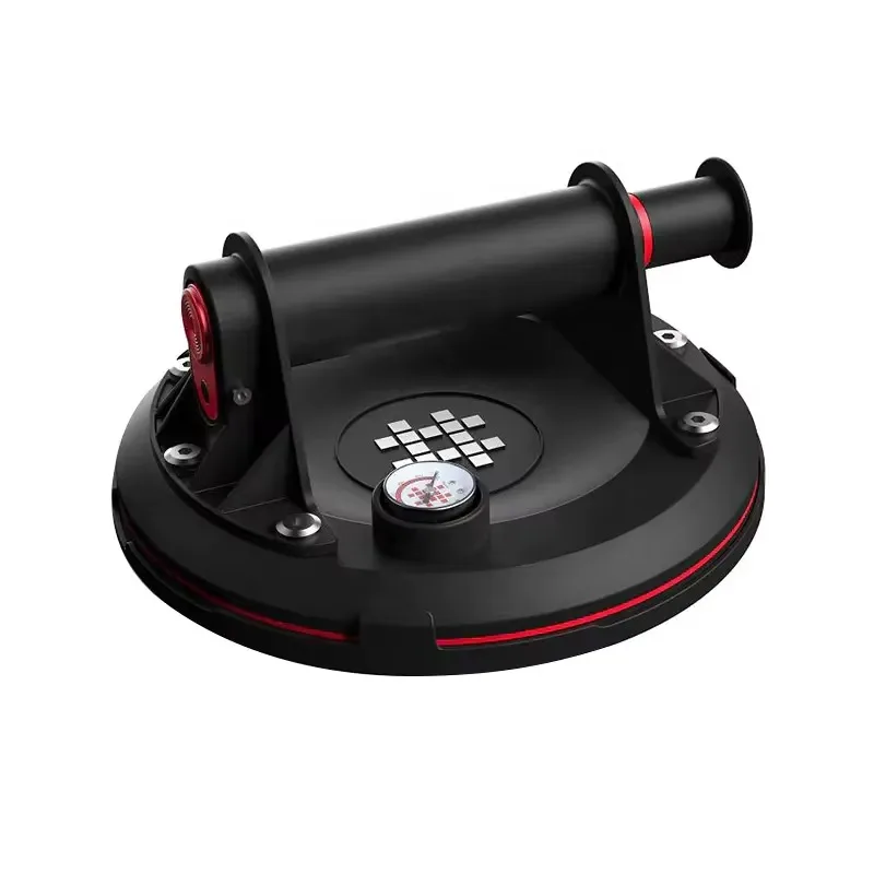 

Manual Suction Cup Tile Glass Gres Porcelain Stone Slab Vacuum Sucker with Mini air Gauge
