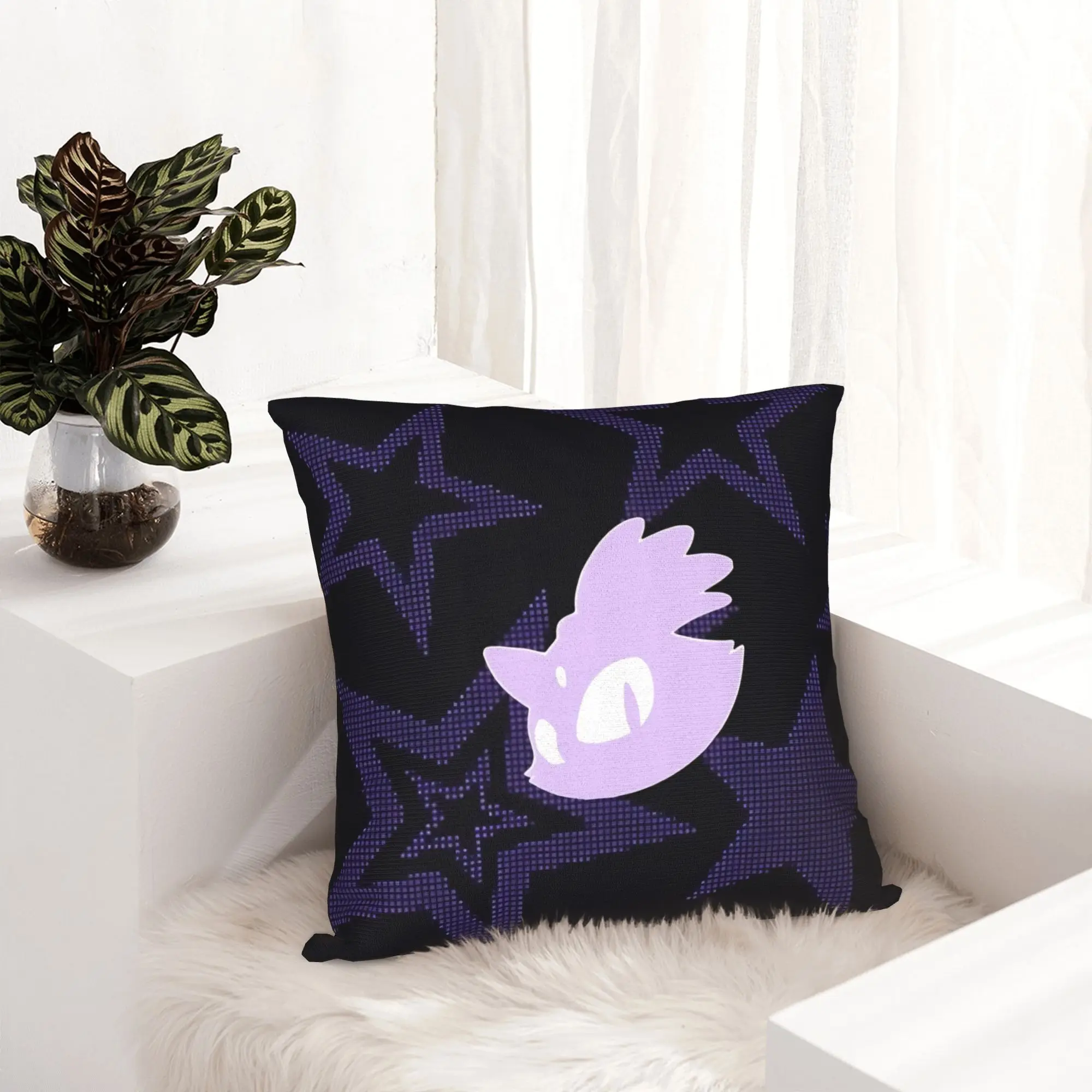 Shadow The Hedgehogs Pillowcase Printing Cushion Cover Gift Cartoon Pillow Case Cover Home Square
