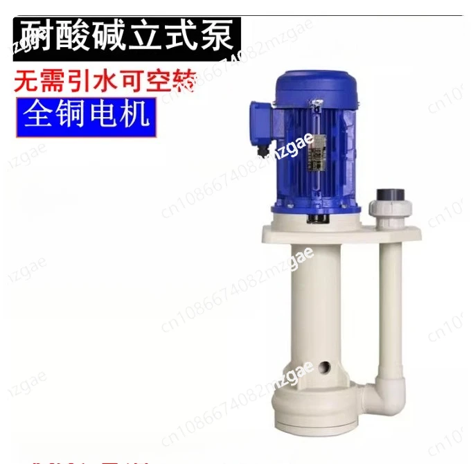 Vertical Pump in The Anti-corrosion Tank for Plastic Chemical Pumps (only The Pump Head)
