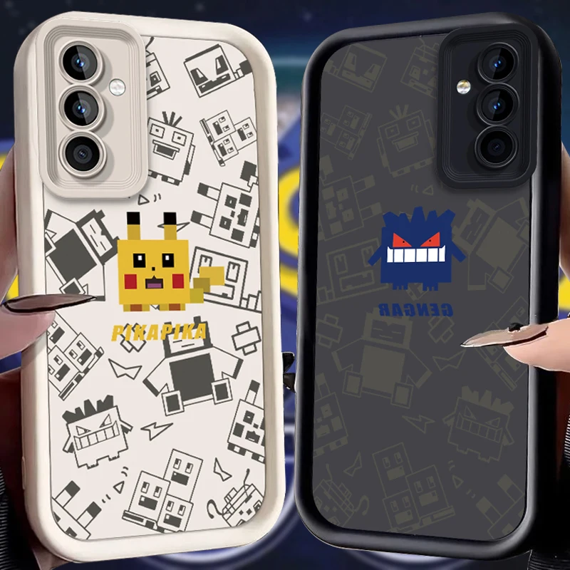 

Pokemon Pikachu Gengar Case for Samsung Galaxy A31 A30 A24 A23 A22 A21S A20S A20 A14 A13 5G A12 4G A11 EU A10S A05 A04 A03 Cover
