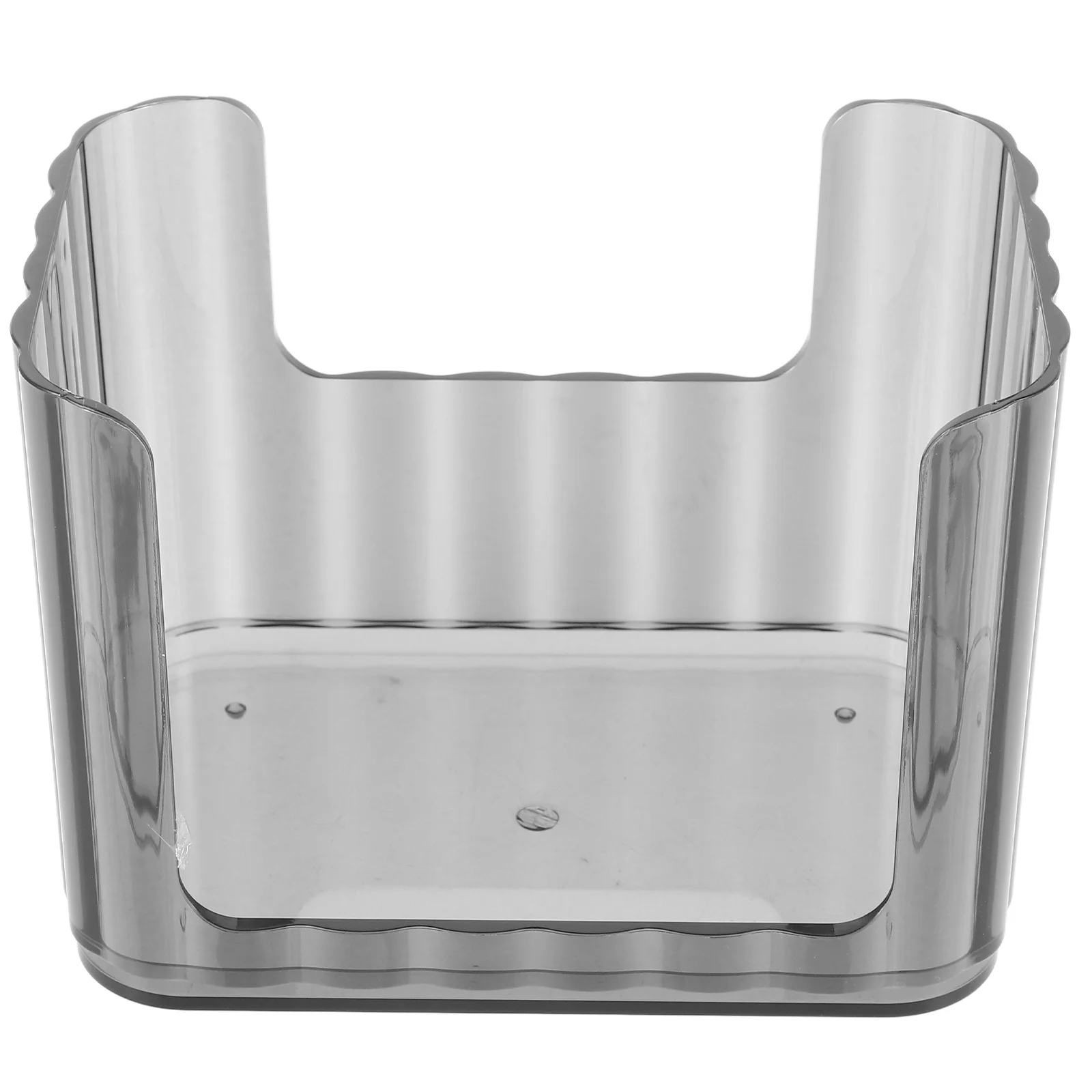 

Slim Vanity Drawer Organizer Transparent Bathroom Countertop Storage Box for Skincare Makeup Toiletries Narrow Sink Space