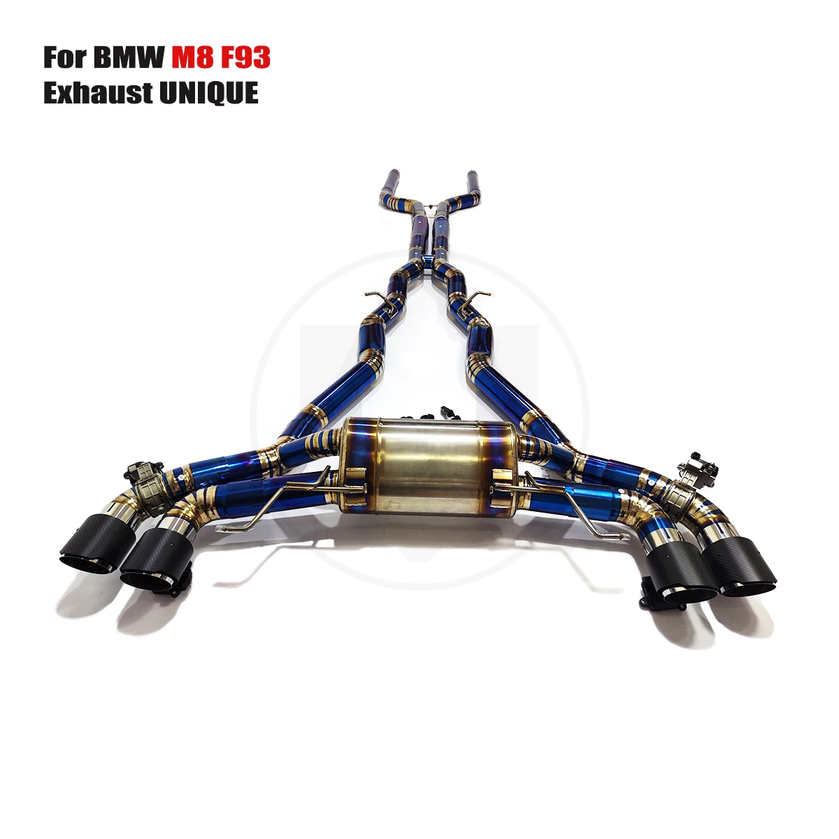 

UNIQUE For 2019-2023 BMW F91 F92 F93 M8 4.4T performance valve titanium exhaust system TC4 titanium alloy exhaust muffler