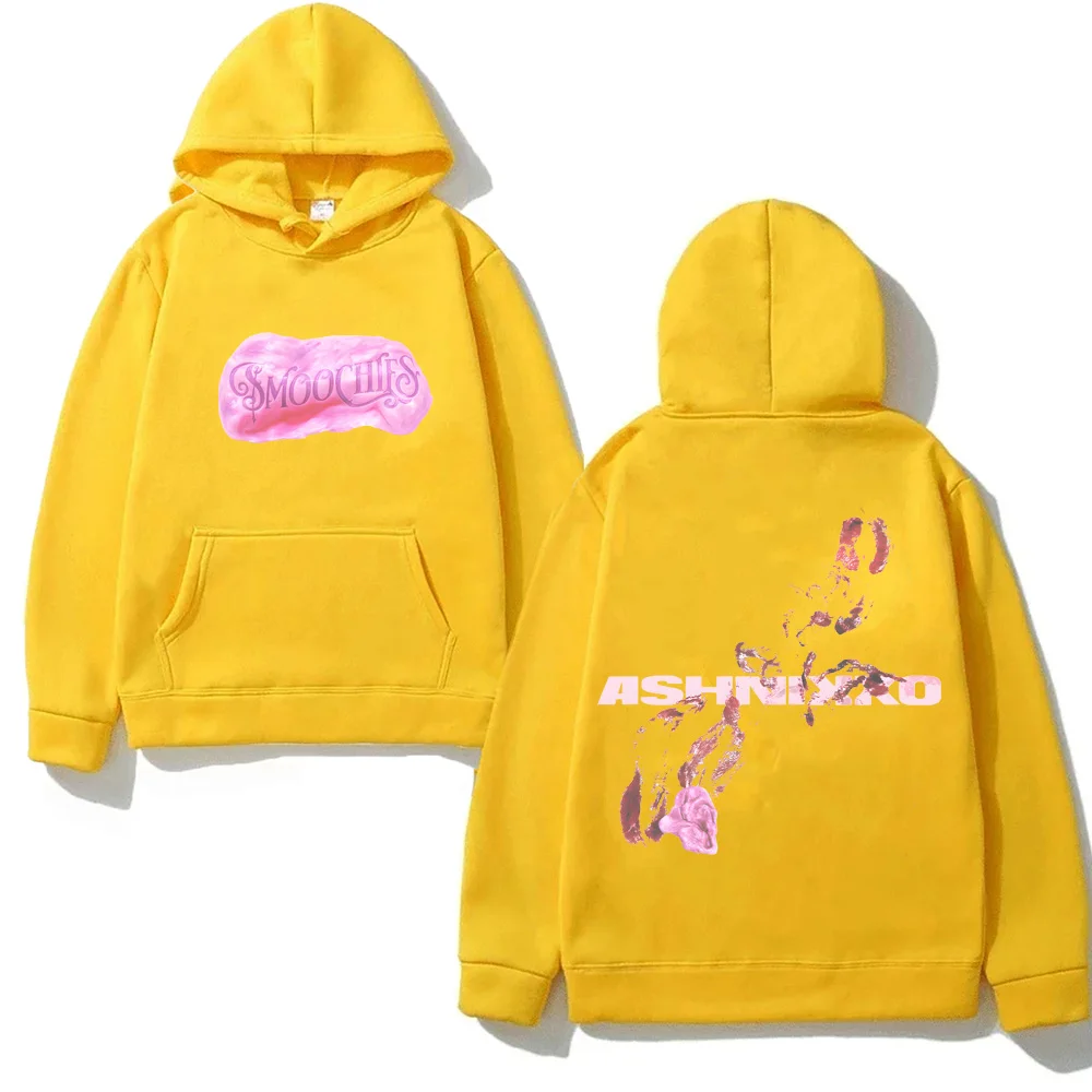 BUCKTOOTH SMOOCHIES HOODIE Ashnikko Singer's same style High Quality Grunge Sweatshirts Punk Long Sleeve Soft Clothing Hooded
