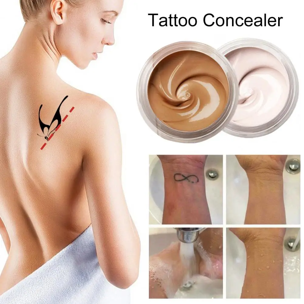 2 Pcs 10ml Scar Concealers Healthy Unisex Body Concealers Body Face Makeup Tattoo Concealers Beauty Accessory