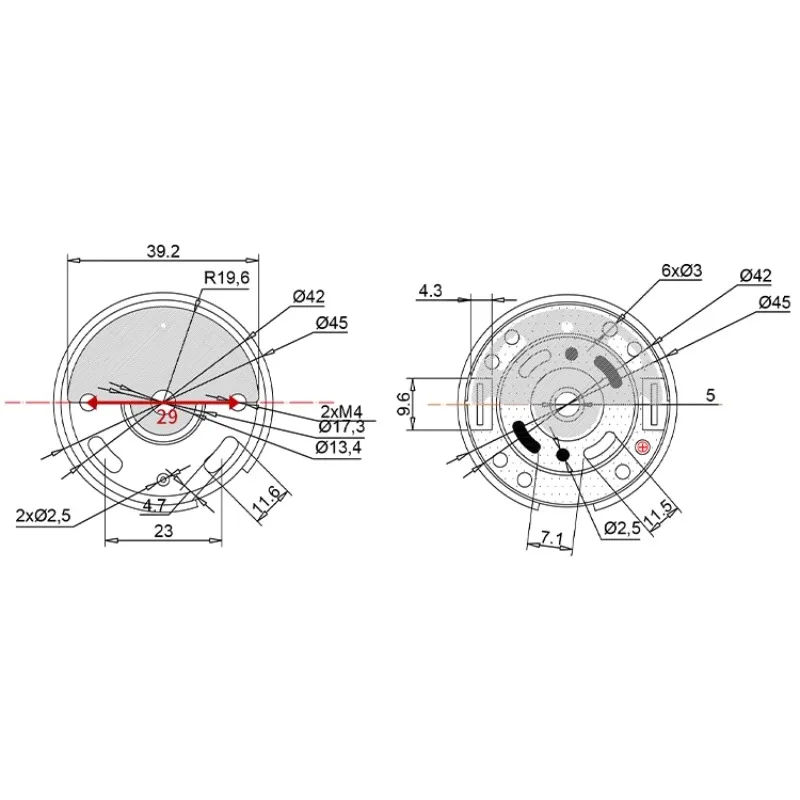 DC 12V 775 고주파 이중 진동 소형 모터 DC 진동 모터 DIY 고 토크 마사지 장비 특수