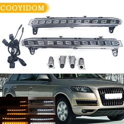 Headlight 12V LED DRL Daytime Running Lights Daylight For Audi Q7 2006 2007 2008 2009 Fog light  Driving light