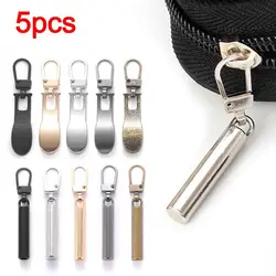 5PCS Replacement Metal Zip DIY Sewing Detachable Replacement Tab Zipper Zipper Sliders Head Backpacks Purses Repair Zipper Head