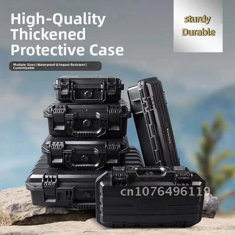 

23x16cm Portable toolbox Climbing Protection Toolbox Thickened Waterproof Durable Plastic Tool Case for Outdoor Equipment