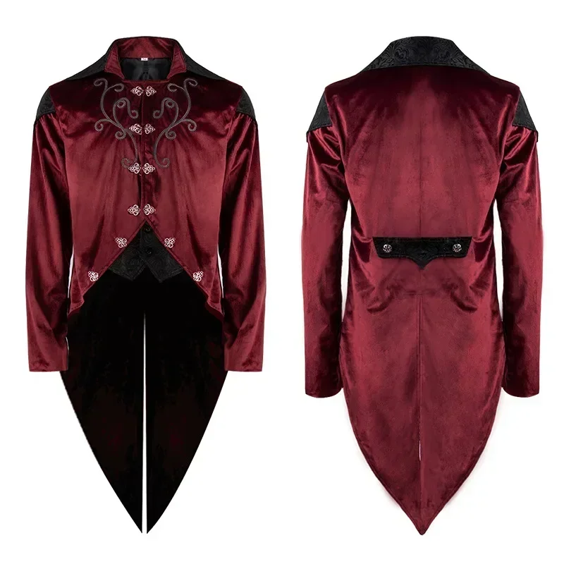 

New New Man Tuxedo Court Gentleman Vintage Swan Suede Coat