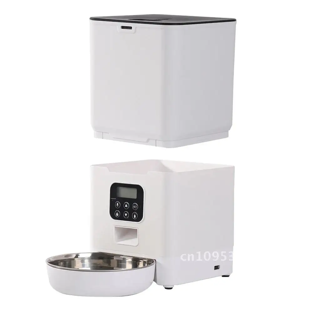 

6L 3.5L Pet Dispenser Food Dispenser For Cat Dog Travel Automatic Food Fixed Supply Feeder Smart Time Feeder Slow Amount Of