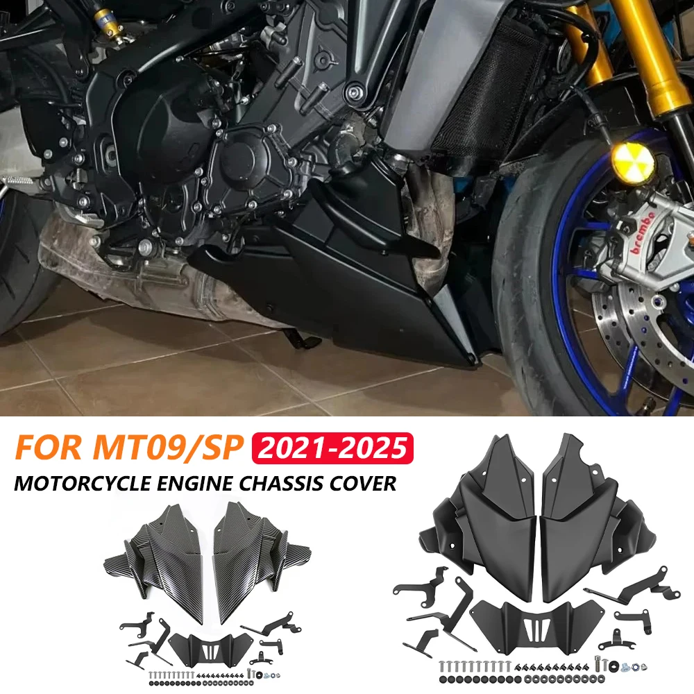 

Motorcycle Skid Plate For Yamaha MT09 SP 2021 2022 2023 2024 2025 MT-09 mt09sp Engine Bash Plate Sump Guard Under Chassis Pan