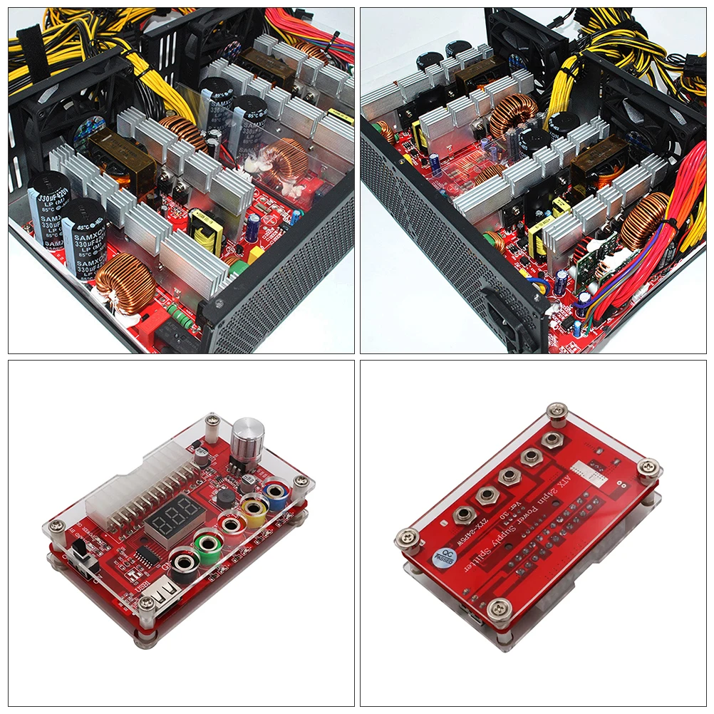 

Power Regulator Board Adjustable 3.3V 5V 9V 12V Output for ATX Power Supply Board USB Motor Drive LED Lights PC