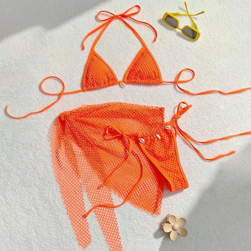 ชุดบิกินี่ตาข่าย ชุดว่ายน้ําลําลอง เหมาะสําหรับสวมใส่ทุกวัน ความยืดหยุ่นปานกลาง เหมาะสําหรับวันหยุดสําหรับชมรมสําหรับวันหยุด