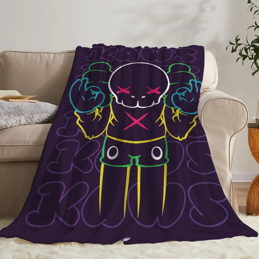 K-kaws Nap Blanket Sofa Winter Bed Blankets Sofa Decoration Hood Blanket Oversized 200x300 Home and Decoration Beach Towel Throw