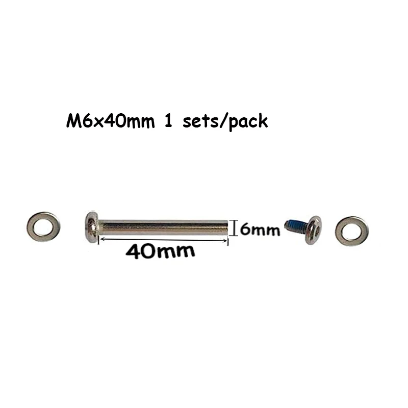 4 Sätze Gepäckzubehör, Gepäckschrauben aus Edelstahl, Radbolzen und 5 L-förmige Schraubenschlüssel 4,0 mm – Detail 8