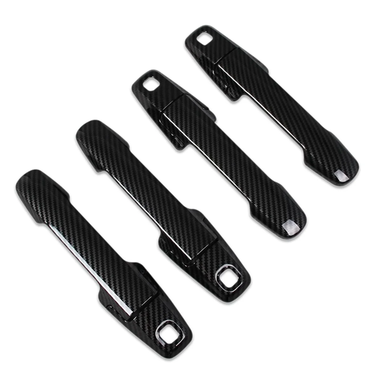 For Suzuki Spacia Custom MK53S 2023 2024 Car Door Handle Cover Trim Exterior Accessories - ABS Carbon