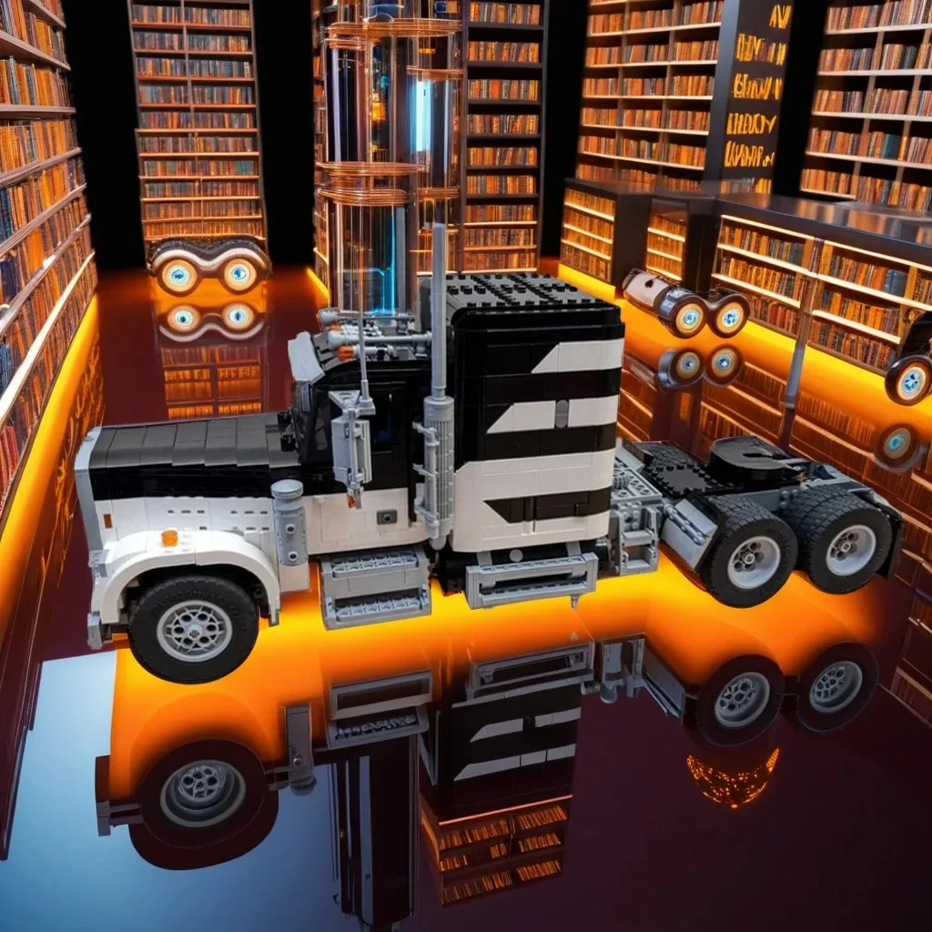 

2722 шт. Freightliner FLC MKII MOC классическая модель тяжелого грузовика образовательные строительные блоки подарок