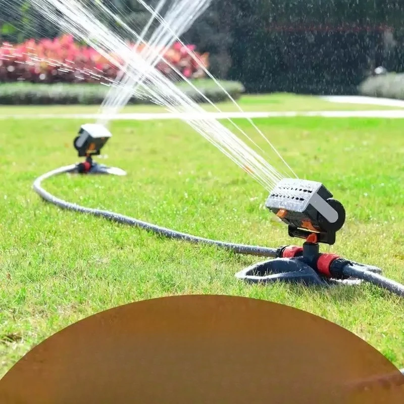5-Position Oscillating Lawn Sprinkler, Adjustable Flow, Automatic Watering System for Garden & Yard，Without Hose