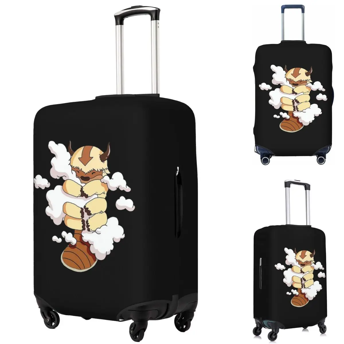 

Appa With Clouds, Avatar The Last Airbender Suitcase Cover Protection Elastic Travel Luggage Protector Covers for 18-32 Inch