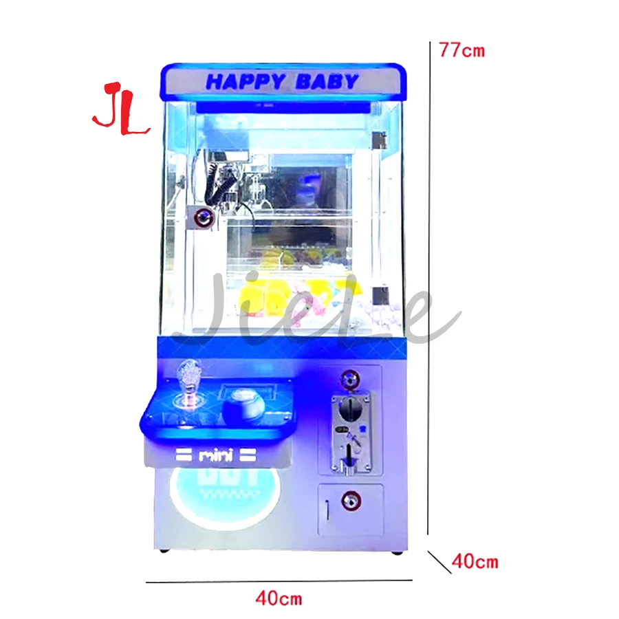 HAPPY BABY 40CM Mini Toy Claw Crane Doll Machine for Carnival, Arcade Grabber, Coin Operated, KTV, Cinema, 110V, 220V LED