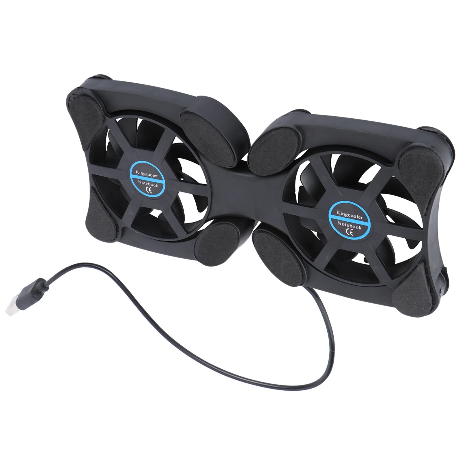 

Portable Foldable Laptop Cooler USB 2 Fans Notebook Cooling Pad Black Computer Stand Large Laptop Fan Cooler