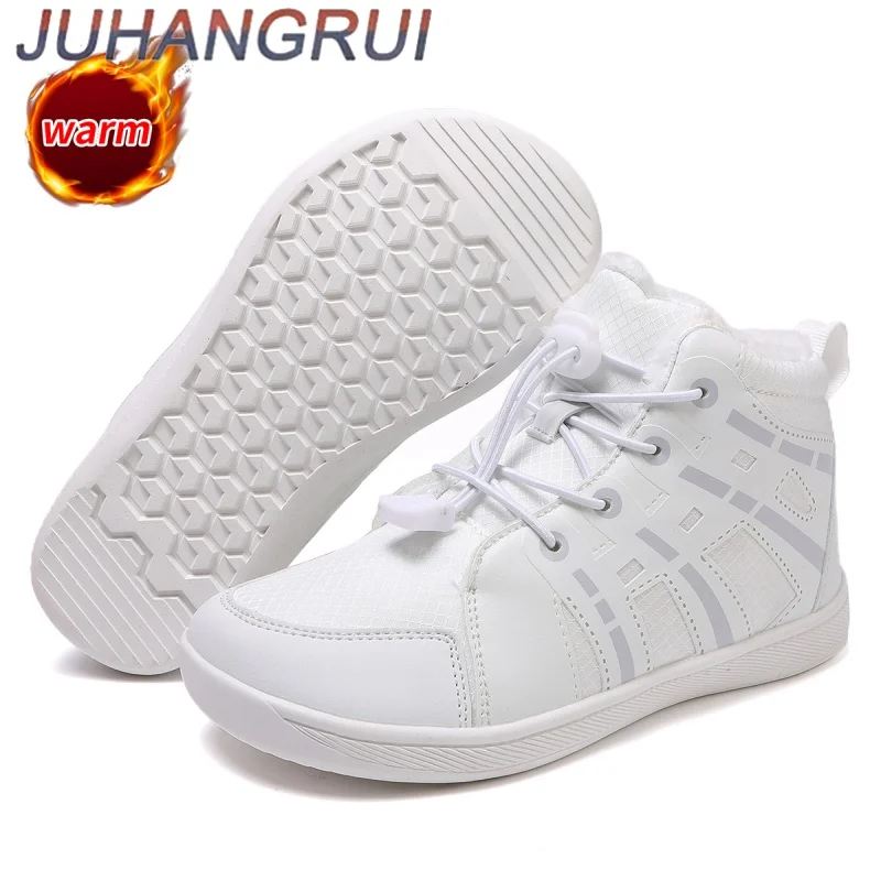 

Winter Children's Barefoot Snow Boots Warm Fashion Wide Toe Sneakers Waterproof Fabric Outdoor Non-Slip Children's Hiking Shoes