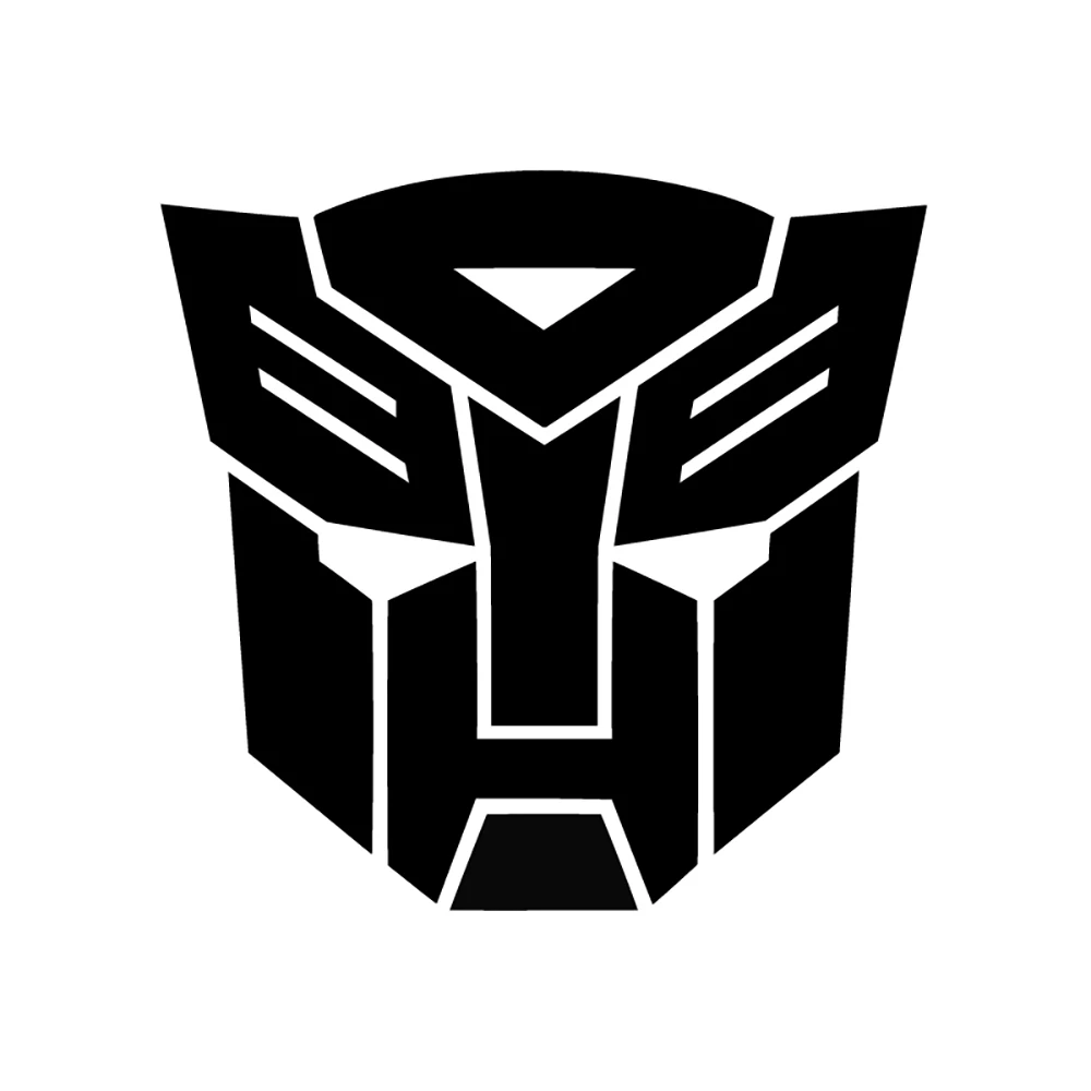 Transformateurs Autobot pare-chocs vinyle Art autocollants Decepticons Logo Insignias décalcomanies voiture fenêtre ordinateur portable casque autocollant décor garçon cadeau
