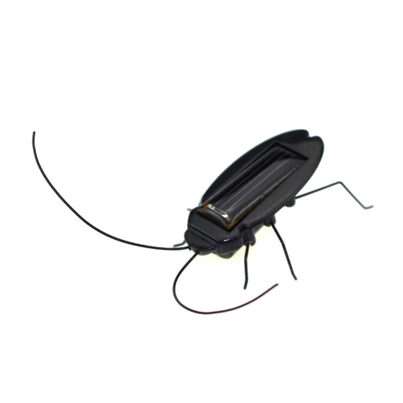 1pc Funny Solar Grasshopper Insect Bug Moving Toy Lovely Funny Mini Car Solar Toy Insect Teaching Fun Gadget Toy Gift