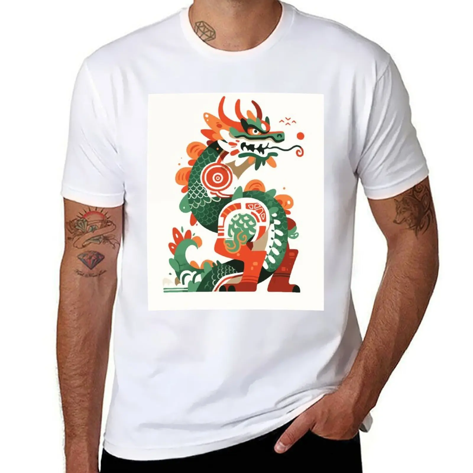 

Dragon Majesty: Symbol of Power T-Shirt cotton t shirt man man t shirt designer T-Shirt