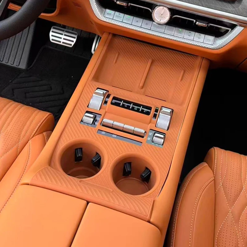 

For GWM TANK 500 Hi4t/z 2026 Central Control Gear Modified Silicone Pad Coaster Car Interior Accessories