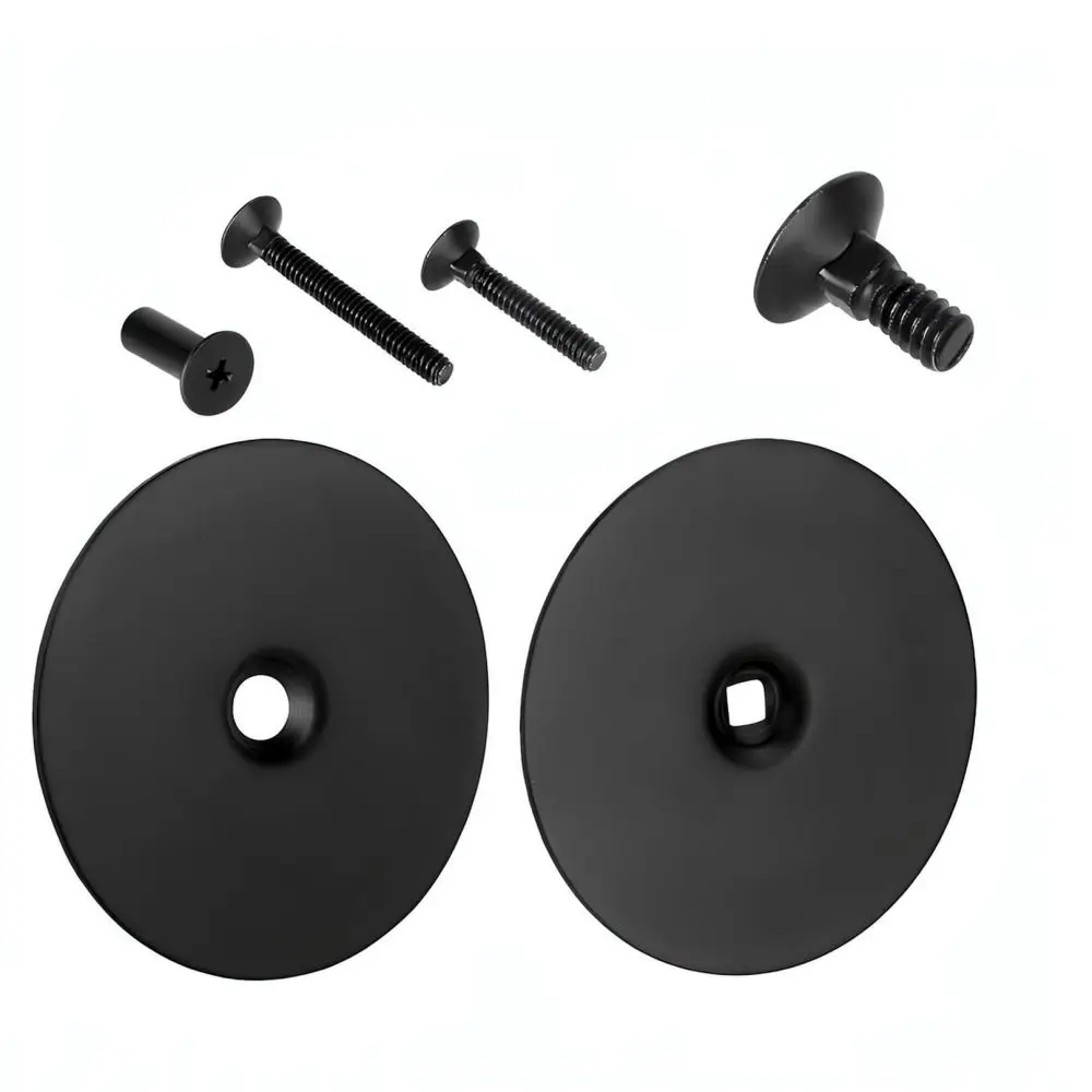 Door Lock Hole Cover Plate 2 5 8 Inch Filler Decorative Shield Hardware For Door Replacement Stainless Steel Finish