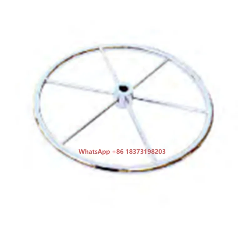 

Boat Supplier Marine Hardware 6 Spokes Boat Steering Wheel