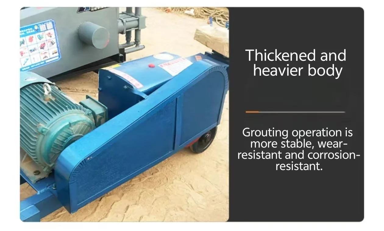 مضخة خرسانة مقاومة للماء لرش الملاط الأسمنتي/الخلط/الحشو #4