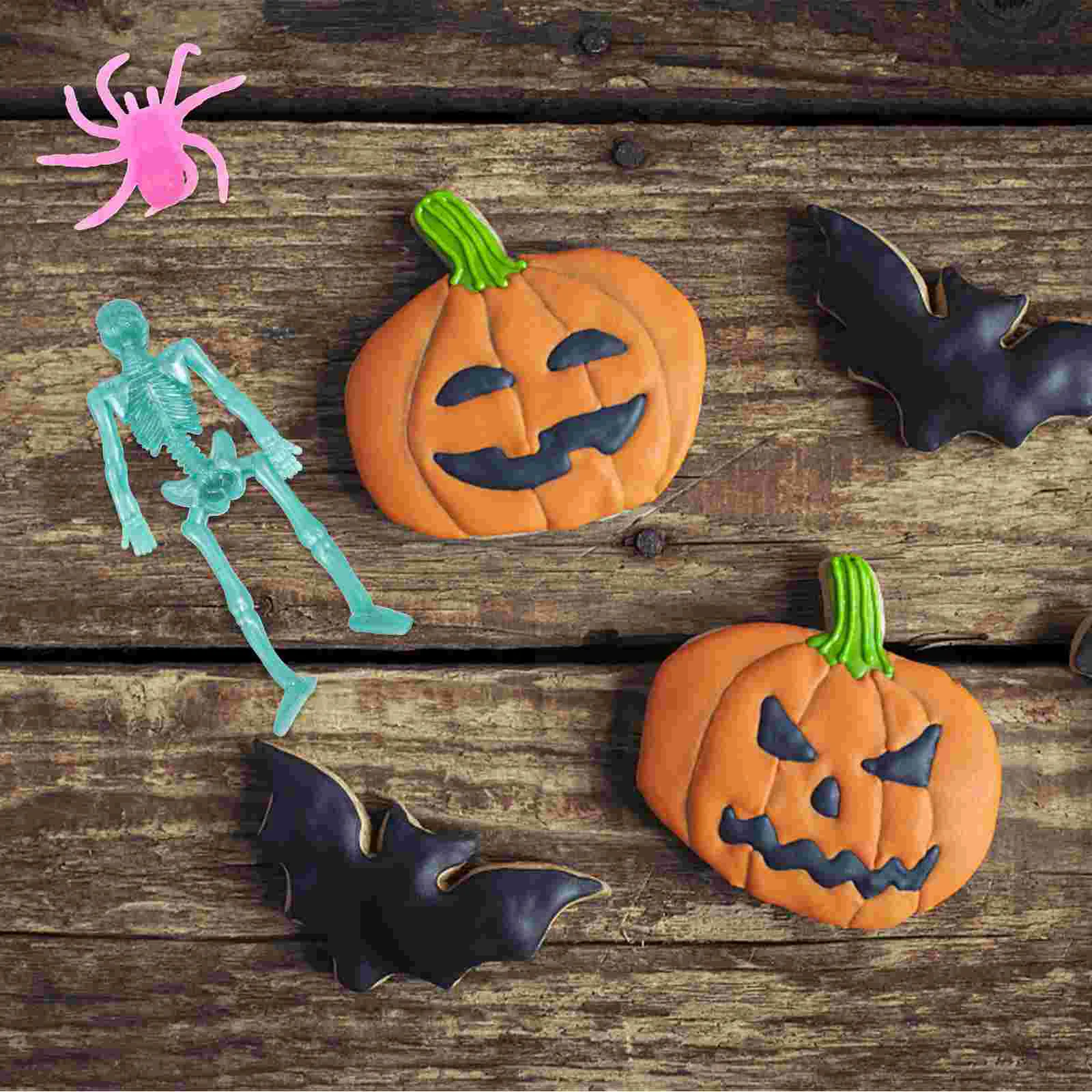 

20 Pcs Tricky Toys Haunted House Props Horror Ornaments Spider Adornments Halloween Supplies Scary Decor Kids