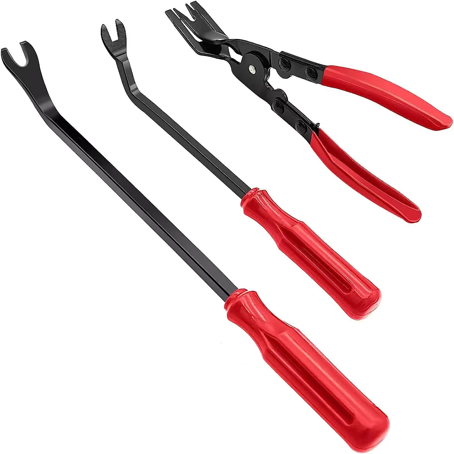 

3 Pieces Clip Removal Tool Clamp Set Fastener Removal Tool Auto Trim Disassembly Tool Set Pry Tool Set Car Door Panel Repair Kit