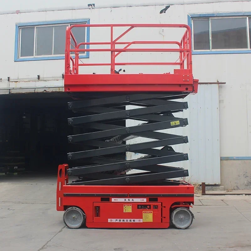 YG Powerful 6M 8M Hydraulic Electric Mobile Elevated Work Platform Self-Propelled Personal Man Lift Scissor Lift For Sale