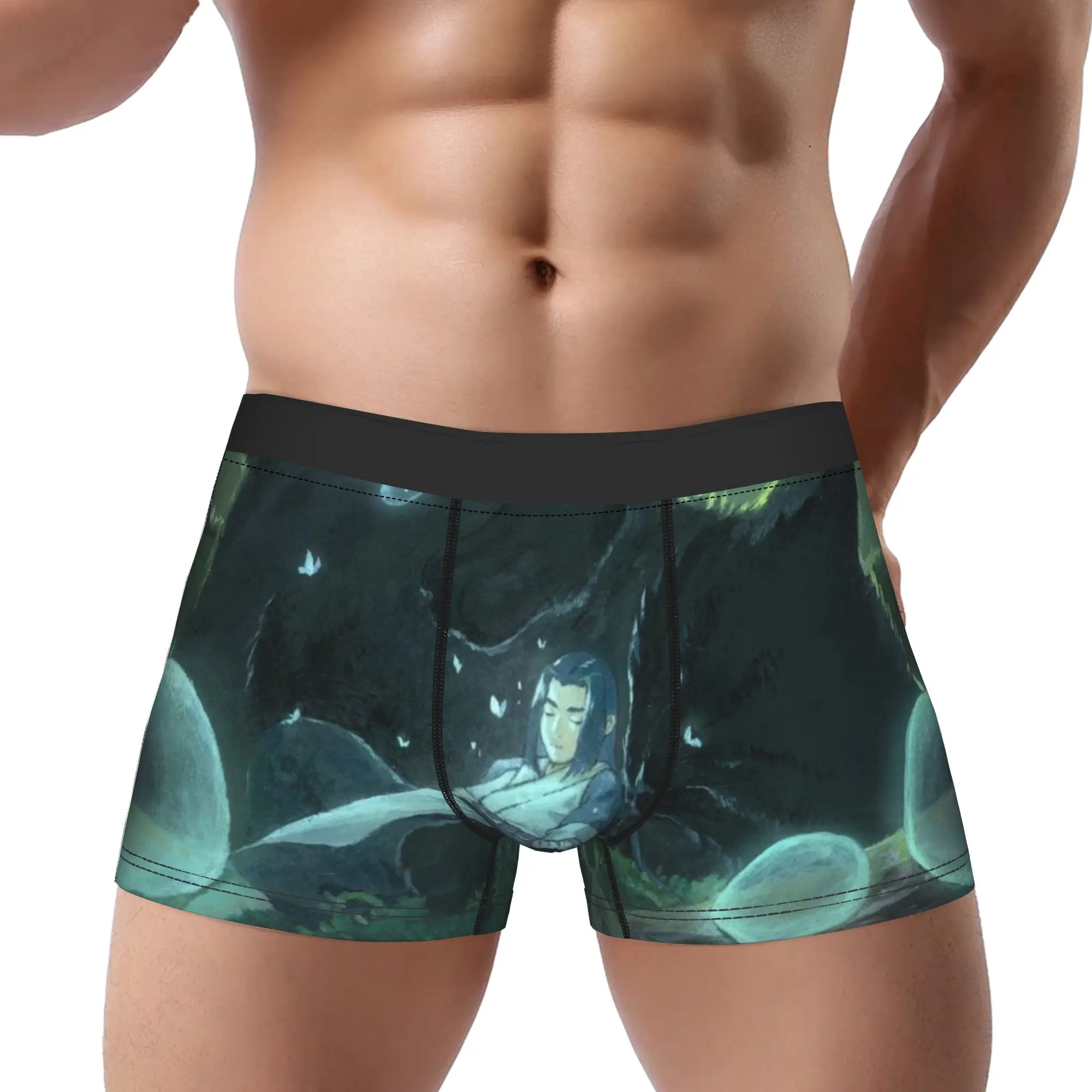 The Legend of Luo Xiaohei Underpants Homme Panties Men's Underwear  Ventilate Shorts Boxer Briefs