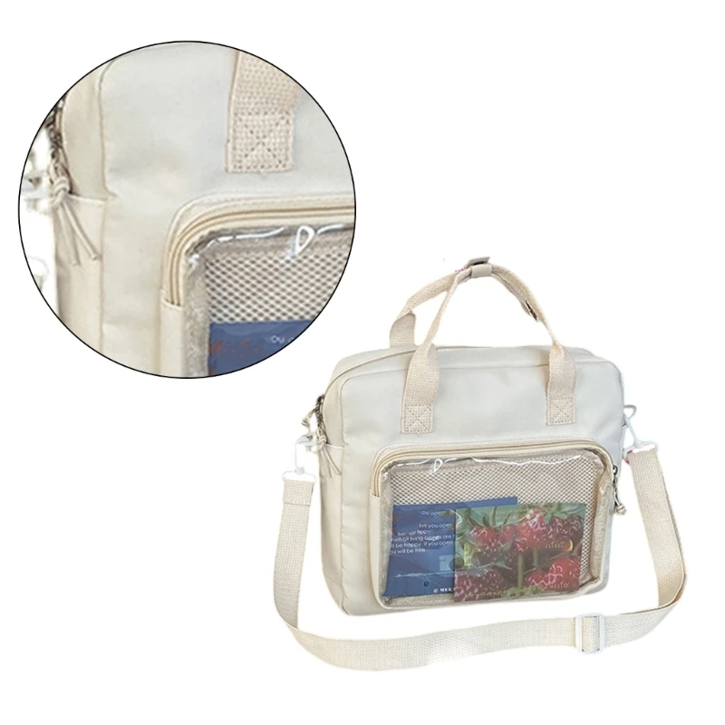 Multi-purpose Ita Backpacks Crossbody Purse Pin Display Bag for Girl Student School Book Bag Travel Daypacks