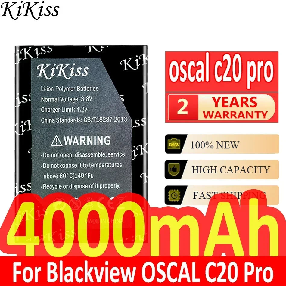 

KiKiss Аккумулятор 4000 мАч oscal c20 pro (LiV 455882 ARTGH) Для Blackview OSCAL C20 Pro C20Pro