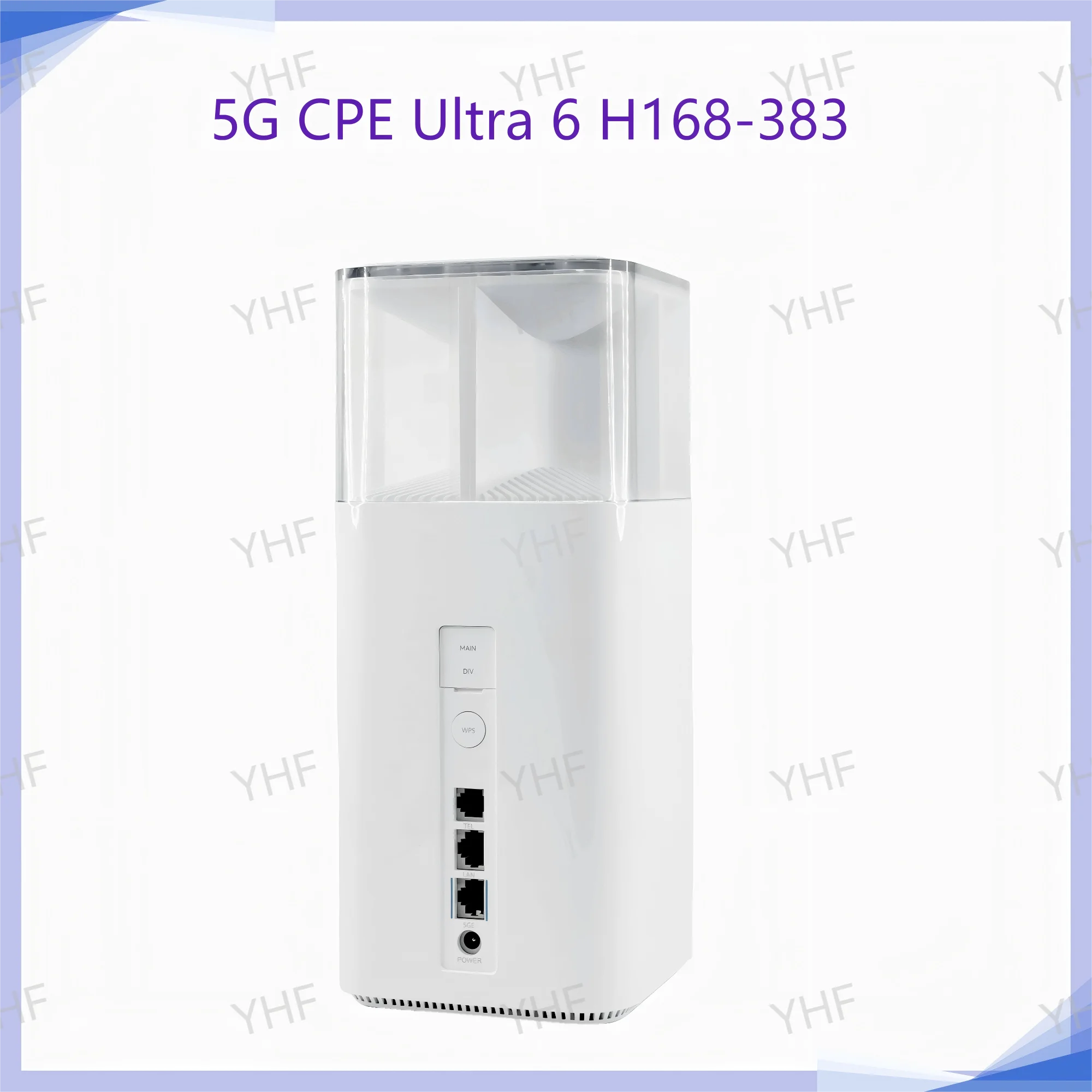 العلامة التجارية الجديدة 5G CPE Ultra6 H168-383 D:11.7G U: 2.5G WIFI7 هوائي عالي الكسب 14dBI WAN:5GE