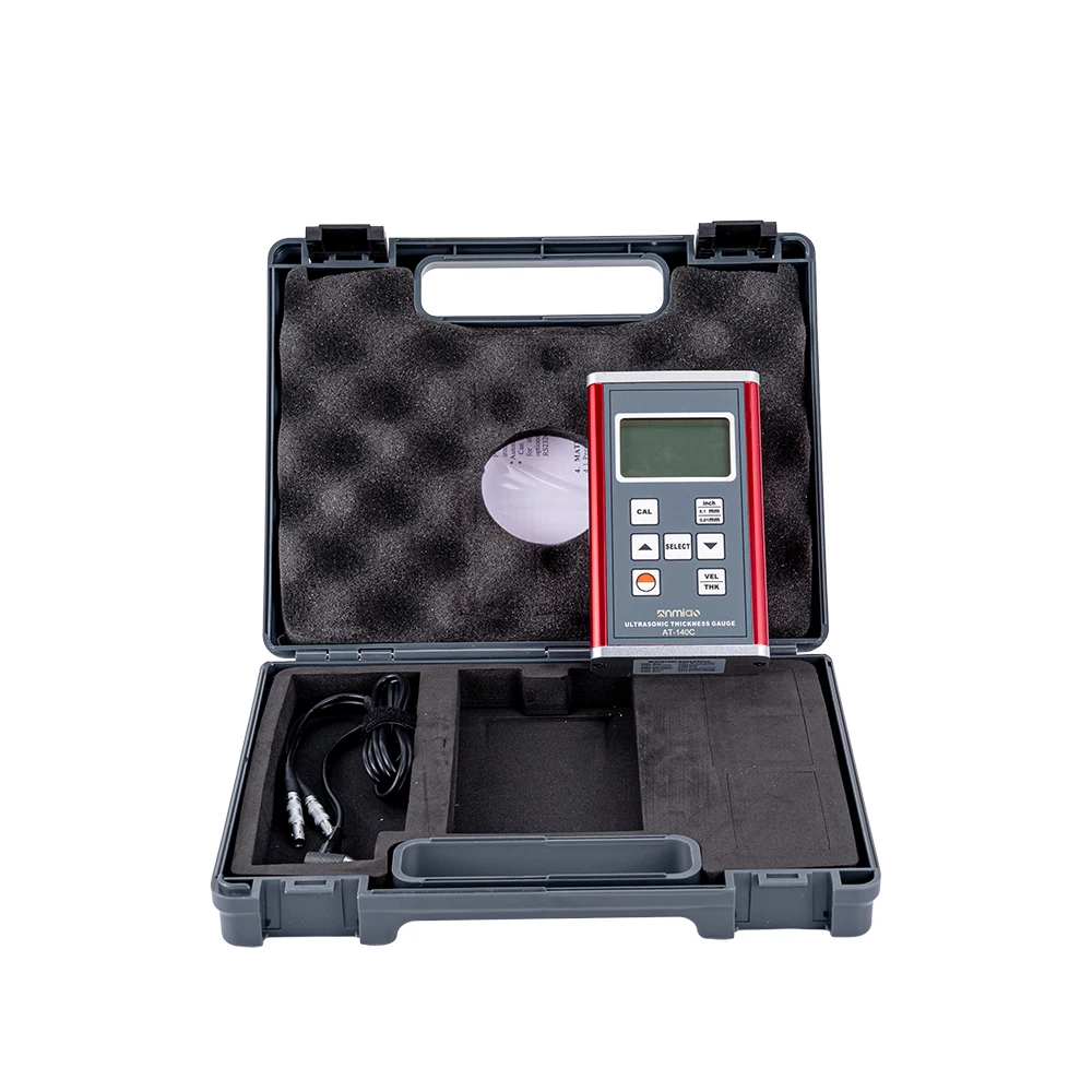 CHKJ-2025NEWAT-140C Ультразвуковой толщиномер с подсветкой Толщиномер Диапазон измерения 0,75–400 мм (45 #   Сталь, Определение